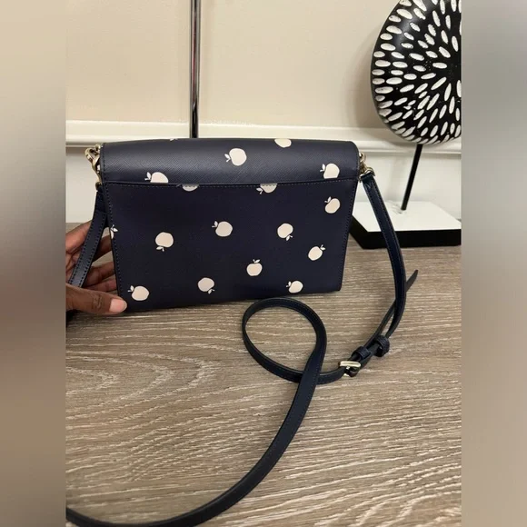 Kate Spade Navy and Cream Crossbody Bag - Picture 13 of 14